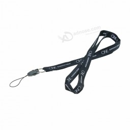 safety breakaway quick release buckle Polyester material lanyards with logo custom