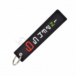 Wholesale custom Key Chain Keychain ring for Car and Motorcycles Cool Embroidery Chain Keychain Stalls Tag Bijoux 3 PCS/LOT