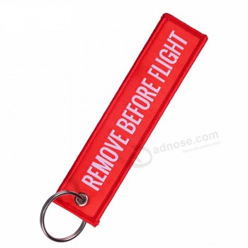 Best Selling Popular Custom Embroidered Key Tag