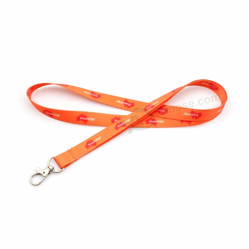 Hot sales Heated transfer Polyester customized Logo printing Cool lanyards for Car Keys