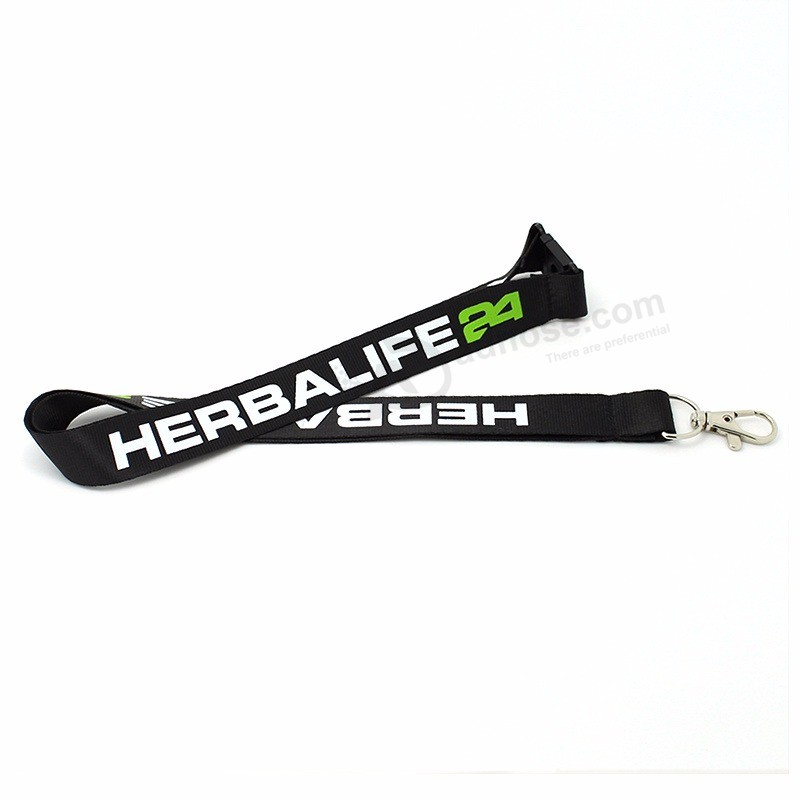 High End good Quality durable Print logo Car Key lanyards with release Buckle