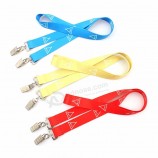 Wholesale Double End Bull Dog Clip Card Holder Lanyard No Minimum Order