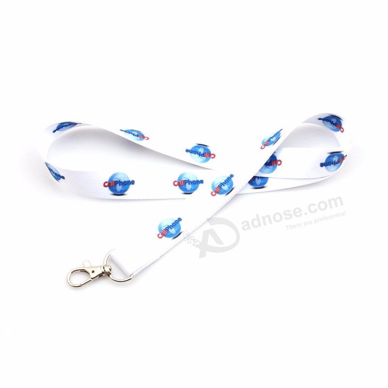 Colorful customized Design polyester Lanyards with Metal Hook