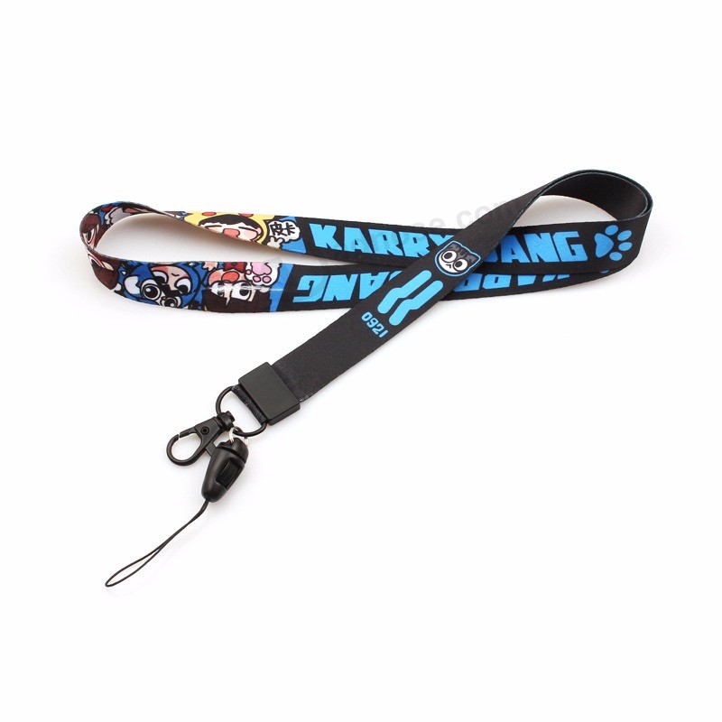 Wonderful recycled Material lanyard with metal Hook from Guanzhou Factory