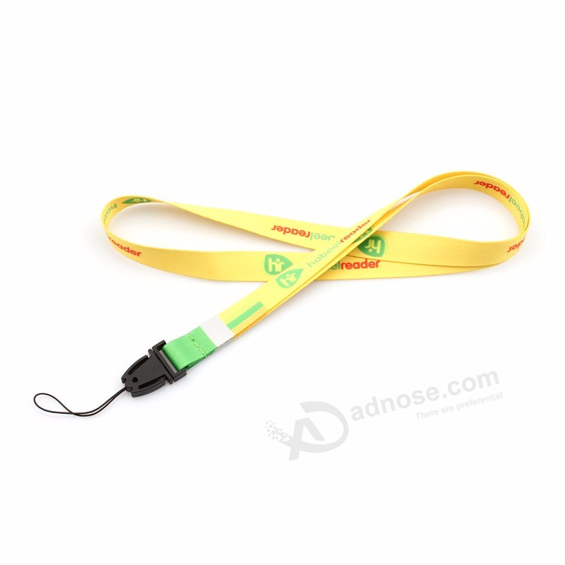 High quality Polyester custom Logo perfect Lanyard for Keychain
