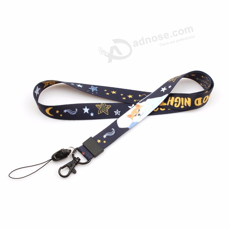 Excellent Quality Custom Logo Print Durable Polyester Conference Lanyard