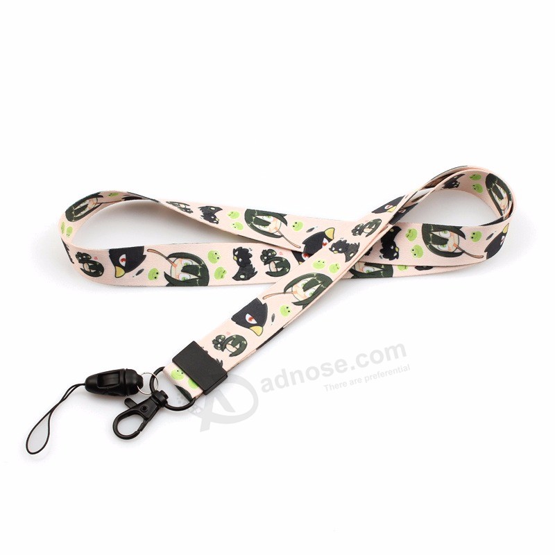OEM personalized Polyester printing Custom unique Logo lanyard for Company