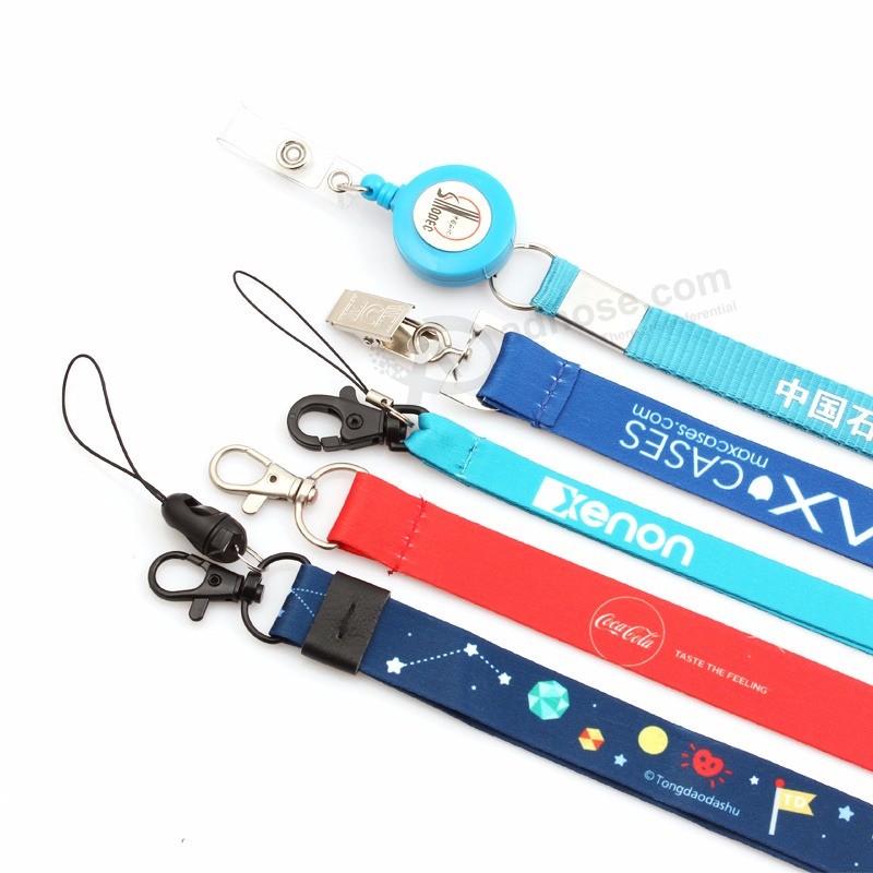 Custom soft and comfortable Material college Lanyards