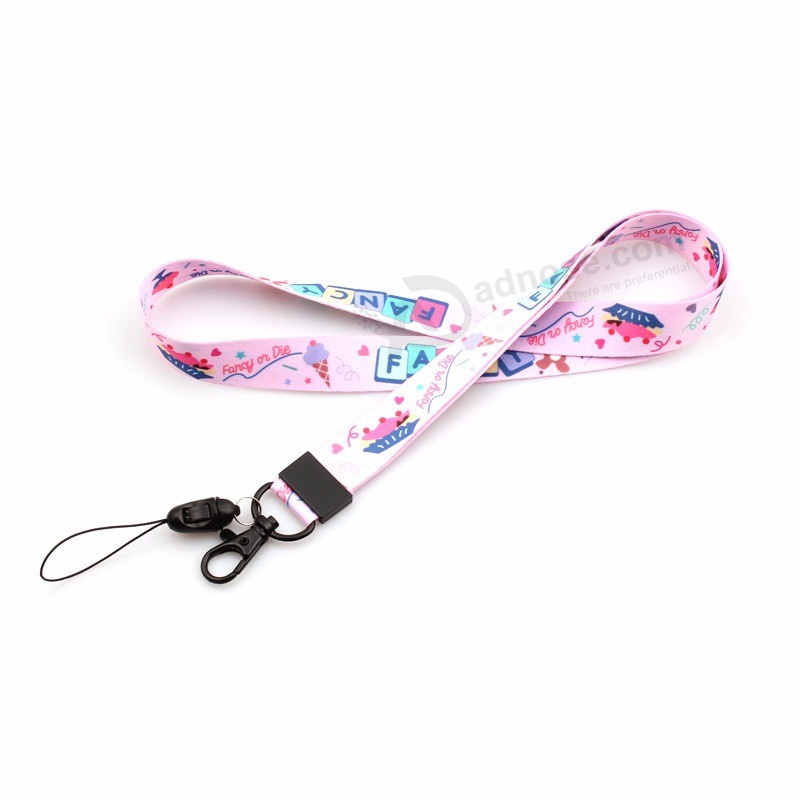 2019 New arrival Professional fashion Gifts polyester Cartoon Lanyard