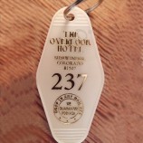 화이트 골드 '고딕 스타일'빛나는 영감을 간과 한 호텔 키 태그 배송 1418
