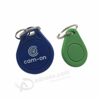 Keychain do PVC da identificação do ABS tk4100 de 125khz / keytag / keyfob com projeto colorido