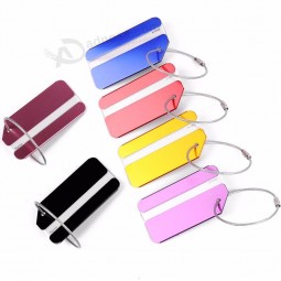 Aluminum Alloy Metal Key Chains Luggage Tag Travel Luggage Label