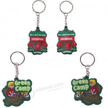 business Gifts Cute silicone pvc Charm Keychain Keyring for gifts