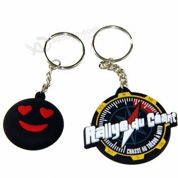 wholesale design Rubber Key Chain With Logo