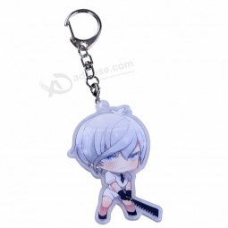 Boce factory custom 2d 3d shape printed charm anime figure acrylic keychain for promotional gifts