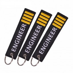 personalised key tags Engineer keychains for Car Key
