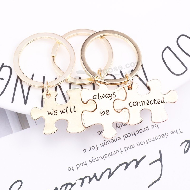 Trendy-Best-Friends-Keychain-Carved-We-Will-Always-Be-Connected-Key-Chain-3-Piece-Puzzle-Geometry (4)