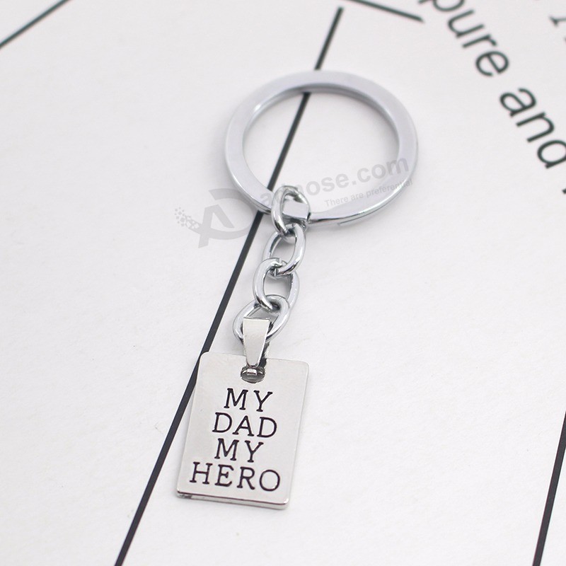 MY-DAD-MY-HERO-Keychain-Tiny-Square-Keyring-Key-Chain-Holder-Family-Dad-Father-Love-Jewelry (4)