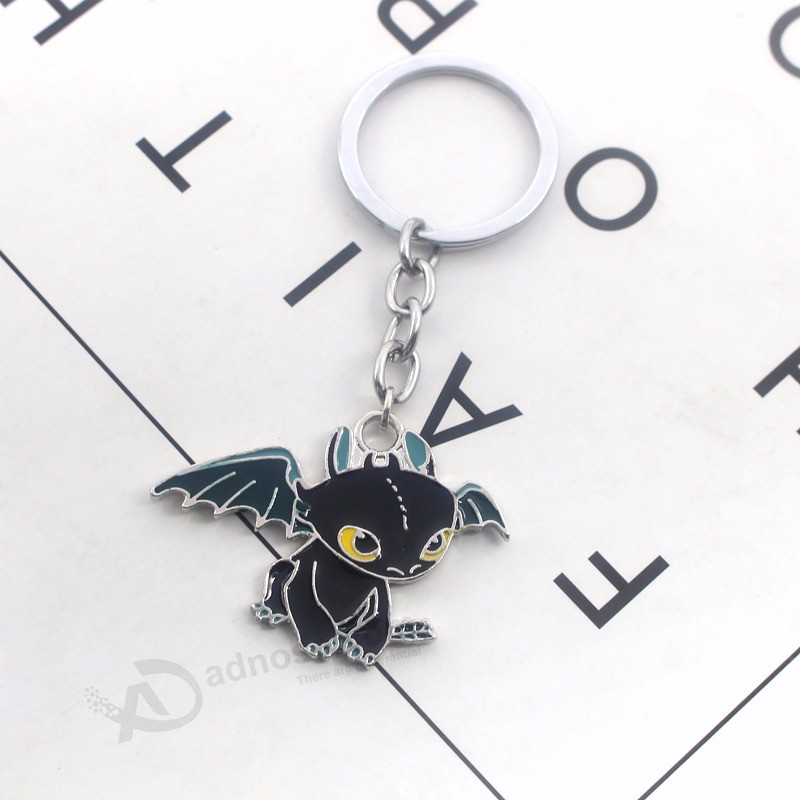 Hot-Anime-How-to-Train-Your-Dragon-Keychain-Toothless-Dragon-Key-Chains-The-Night-Fury-Train (2)