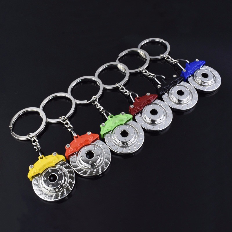Car-Wheel-Keychain-Key-Ring-Alloy-With-Brake-Discs-Auto-Part-Model-Car-Keyring-Turbo-Keychain (2)