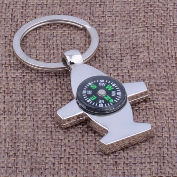 creatief kompas metaal Auto sleutelhanger sleutelhanger geschenk metalen sleutelhangers ketting sieraden Sleutelhouder creatief souvenir