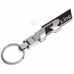 Key Rings Alloy Metal Keyring Keychain Car Logo R Line Rline for Volkswagen