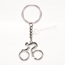 Fashion metal Sporty casual man Road bicycle figure keychain keyring trinket souvenirs creative for bike Cycling lover biker