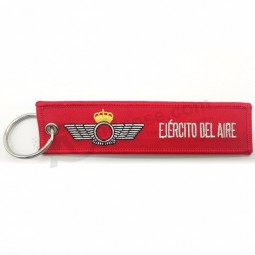 Flyght Environmental Protection Textile Custom Key Chain Couple Keychain Promotional Item