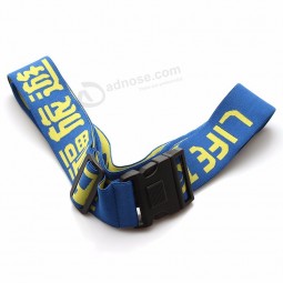 Factory OEM High Quality Woven Luggage Belt with Adjustable Buckle