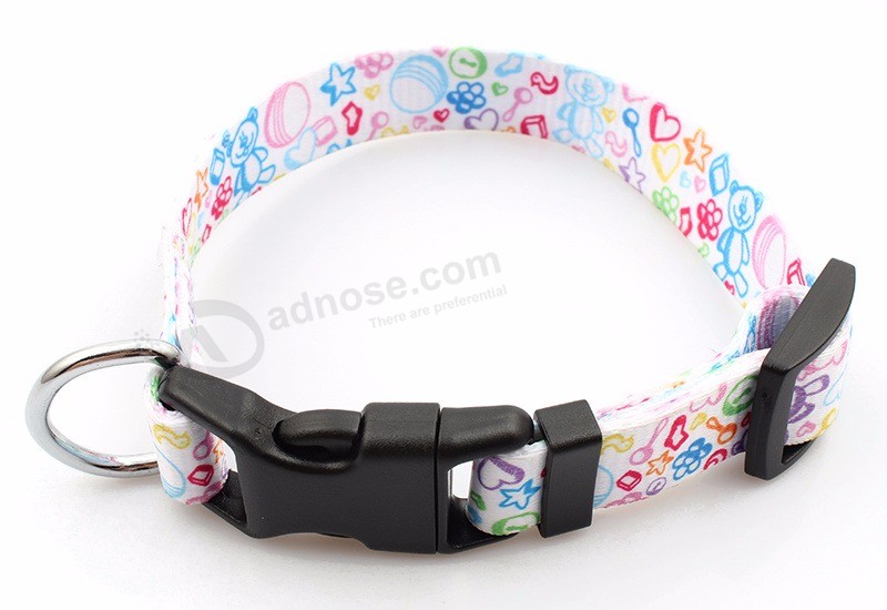 Factory Direct Sale Custom Adjustable Pets Neck Strap Dog Collar Set