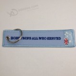 Insert Before Flight Embroidered Key ring/Key Chain
