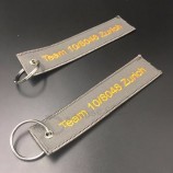 custom embroidered key tag key chain