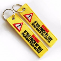 Double-Sided Embroidery Personalized Keychain,Couple Keychain