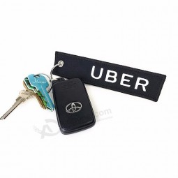 High Quality Design Your Own Custom Embroidery Logo Car personalized keychains tag