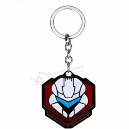 Game Halo Spartan Helmet Keychain Key Chains for Man Personalised Keyrings for Bags
