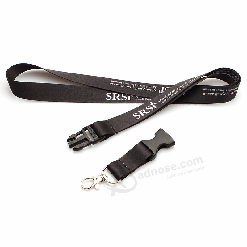 Promotional Thick Breakaway Buckle Custom Sublimation Flag Neck Strap Lanyard