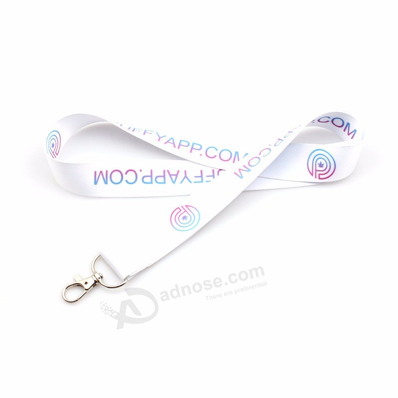 Wonderful Recycled Material Lanyard with Metal Hook From Guanzhou Factory
