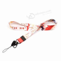 2019 New Arrival Professional Fashion Gifts Polyester Cartoon Lanyard for key