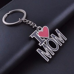 Engraved Family Tag Pendant Keychain Custom