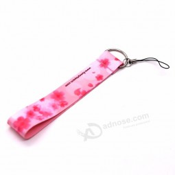 customized design lovely polyester short lanyard