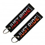 Custom Embroidered Keychain Design Custom Hot Sale personalized keychains With Embroidered Logo Keyring