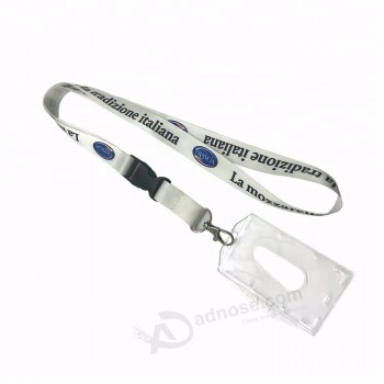 2019 personalized printed polyester lanyard with vendor approved