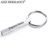 Stainless Steel Key Ring Customized Logo keychain Pendant supplies