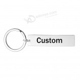 Custom Engraved Stainless Steel Keychain For Car Logo or Name