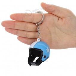 Motorcycle Safety Helmets Keychain Car Auto Five-star Pendant