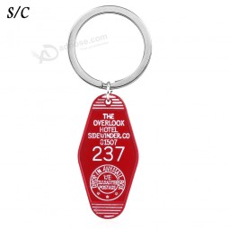 The Overlook Hotel 237 Logo Keychain Bates Motel Key Chains Twin Peaks The Great Northern Hotel Room 315 Keyring