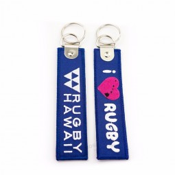 Keychain embroidered meet your demands by your logo
