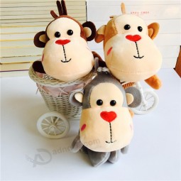 Anime Monkey Keychain Car Plush Key Keychains Key Ring Holder Pendant