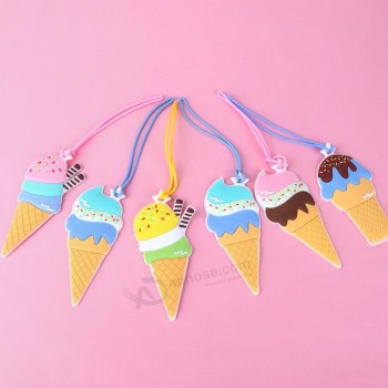 Creative Ice Cream Luggage&bags Accessories Cute Novelty Travel Luggage Label Straps Suitcase Luggage Tags