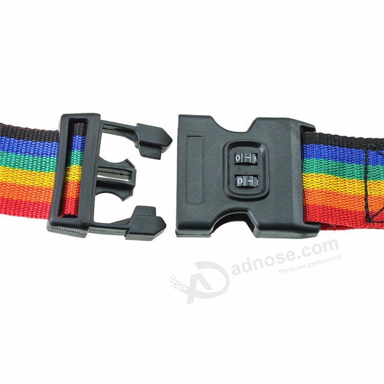 Fabricante livre Design portableluggagescale Tag rainbow Luggage Strap
